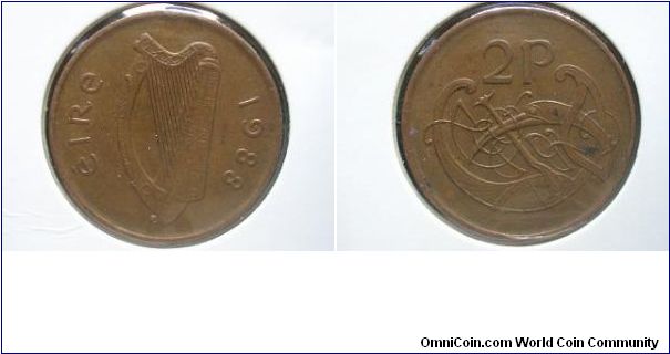 1988 two pence ireland