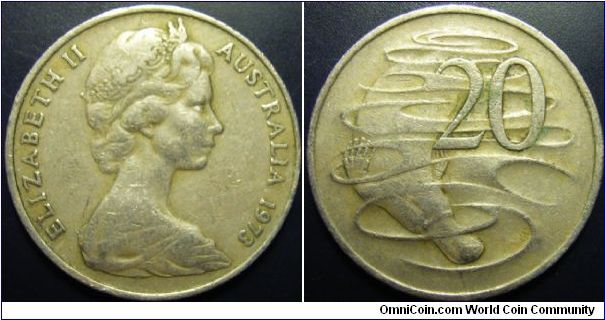 Australia 1973 20 cents.