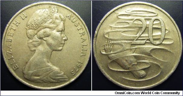 Australia 1975 20 cents.