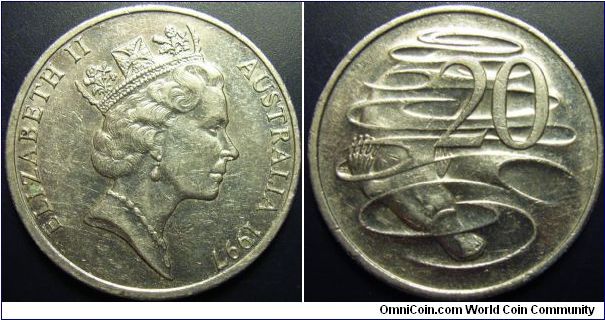 Australia 1997 20 cents.