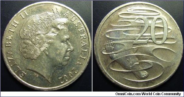 Australia 2002 20 cents.