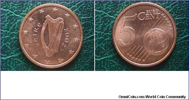2002 5 cents ireland