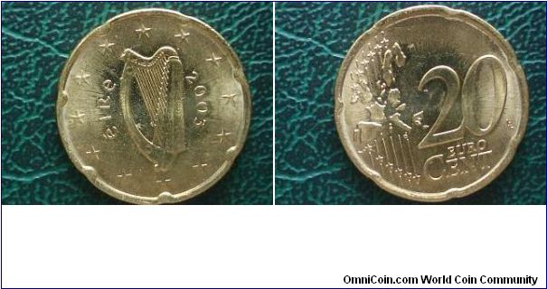2003 20 cents ireland
