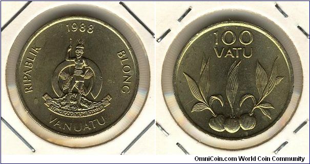 Vanuatu 100 vatu 1988