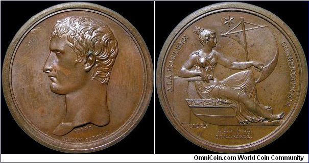 La Fortune Conservatrice, France.

A medal that commemorates Napoleon's 'evident good fortune'.                                                                                                                                                                                                                                                                                                                                                                                                                   