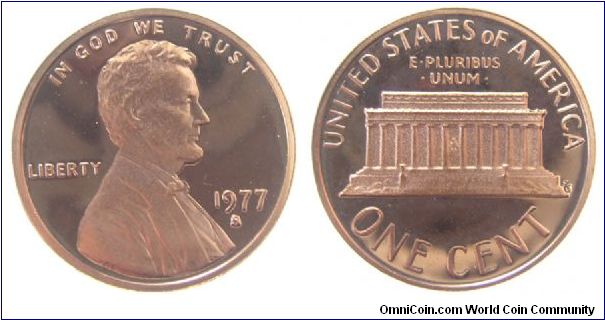 1977-S Lincoln cent