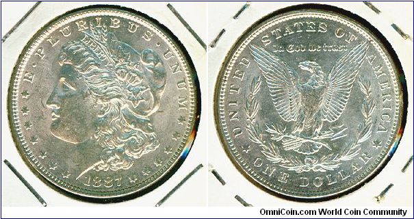 USA 1 dollar 1887(P)