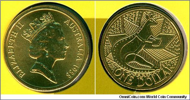 Australia 1 dollar 1988 - Aboriginal art