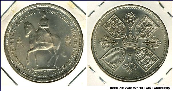 Great Britain 5 shillings 1953 - Coronation