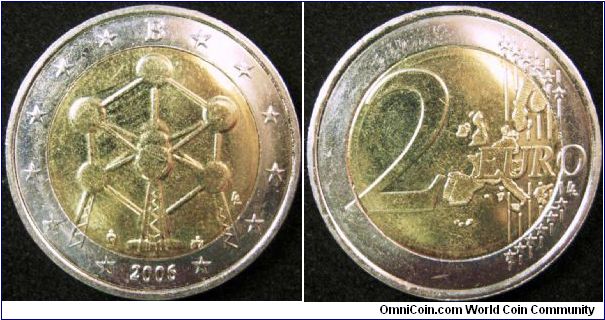 2 Euros
Brass / Cu-Ni
Atomium