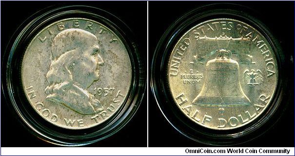USA 1/2 dollar 1957-D