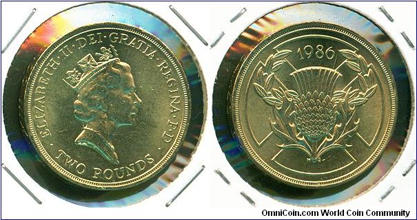 Great Britain 2 pounds 1986 - 13th Commonwealth Games