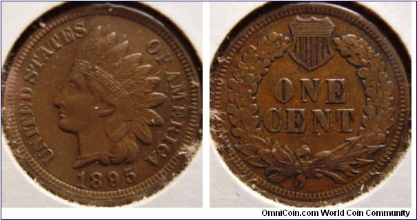 Indian Cent -small porous spot on obverse