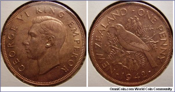 one penny Red Unc