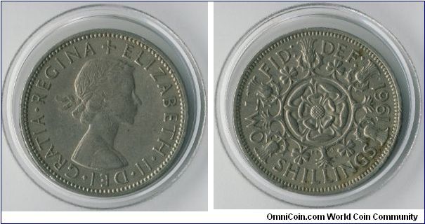 UK 1961 2 Shillings