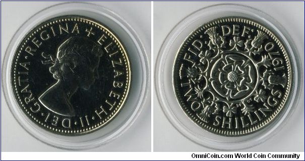 UK 1970 2 Shillings *Proof*