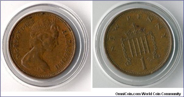 UK 1975 1 New Penny