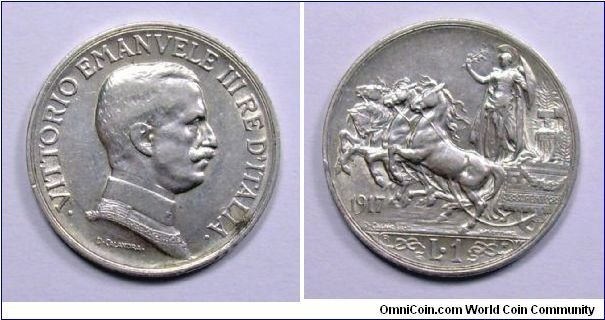 V. Emanuele III

1 Lira Quadriga

Silver