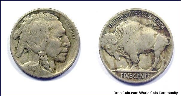 5 CENT. Buffalo

Second type

Nickel