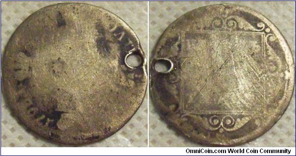 Russia 1798 1/4 ruble. Holed, scratched, worn, etc but NOT a common coin!!! Fortunately the year of this coin survived.