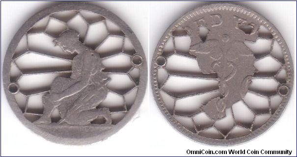 50 Centimes 1923 Dutch Legends - Nice Cutout