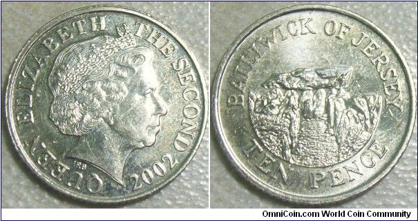 Jersery 2002 10 pence. Special thanks to Peck!