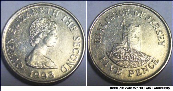 Jersery 1993 5 pence. Special thanks to Peck!