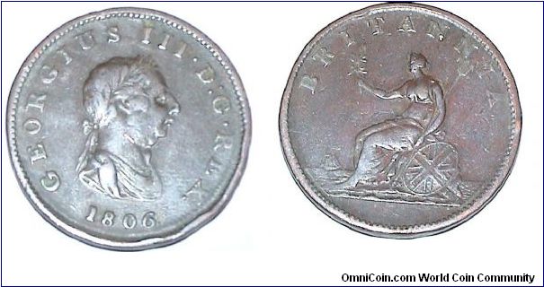 Half Pence. George III.