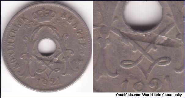 25 Centimes 1921 - Dutch Legends - Lamination