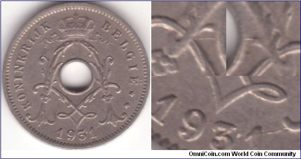 5 Centimes 1931 - Dutch Legends - Die Breaks