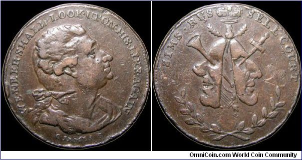 ½ Penny Token 

D&H 478a - Middlesex, Sims'                                                                                                                                                                                                                                                                                                                                                                                                                                                                       