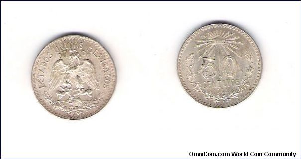 #4
1944 50 centavos
