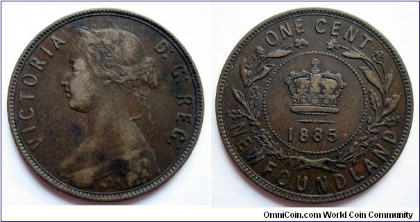Newfoundland 1885 1 cent