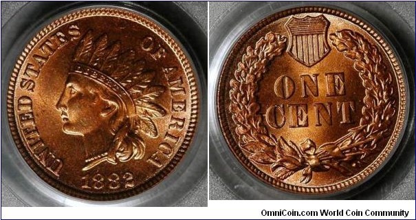 Indian Cent PCGS MS64R. Virtually a superb gem. Couple of very tiny ticks in front of nose, otherwise solid MS65. Do you know how rare this is? Check out any other 64 red Indian cents. Virtually all have various spots. Even 65 reds have spots.