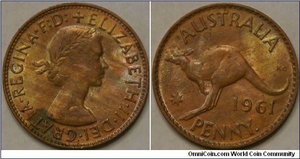 1 penny
(Bronze, 31 mm)
