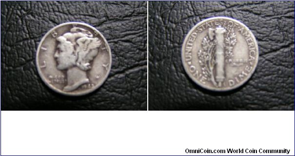 Silver one dime
