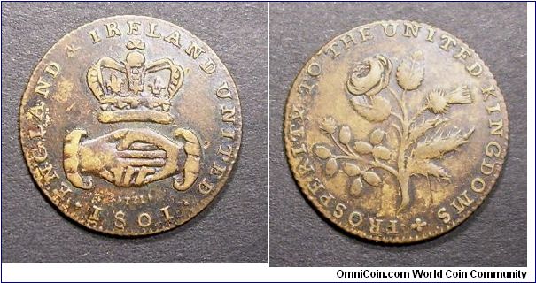 Union of Ireland with Great Britain. Mm. 20