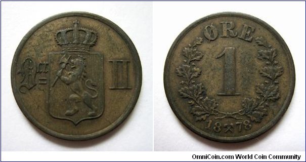 1 ore with die cracks on obverse.  I've been finding them everywhere.
