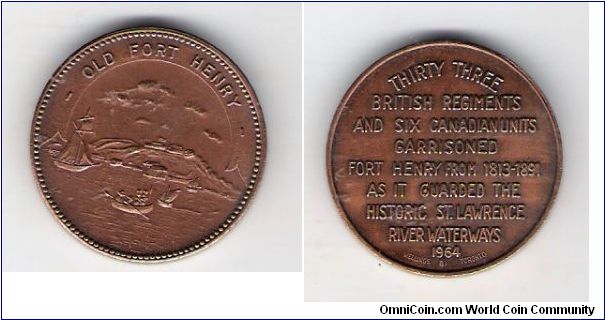 Canada Old Fort Henry Medal