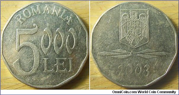 Romania 2003 500 lei. Special thanks to Banivechi!