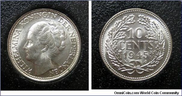 1945-P 10 cents.  R2.