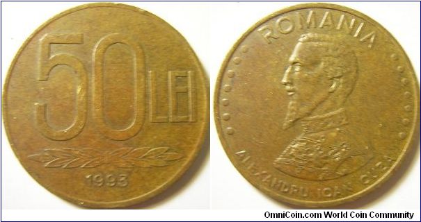 Romania 1993 50 lei.