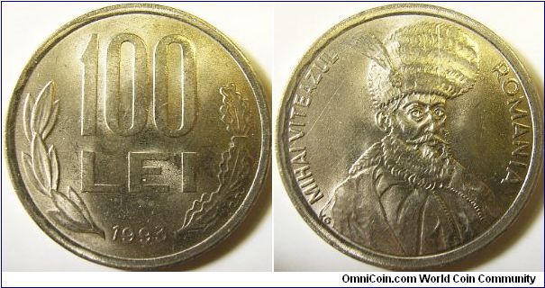 Romania 1993 100 lei.