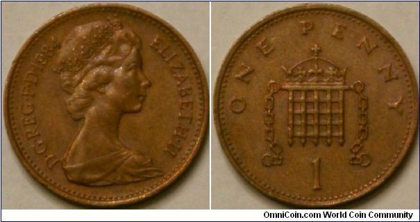 1 penny, 20.3 mm, bronze