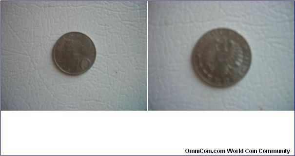 German?
10 Schilling Coin
