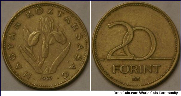 20 forint, 26.5 mm