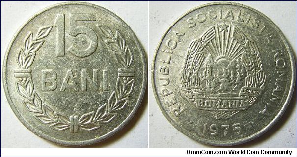 Romania 1975 15 bani. Special thanks to Banivechi!