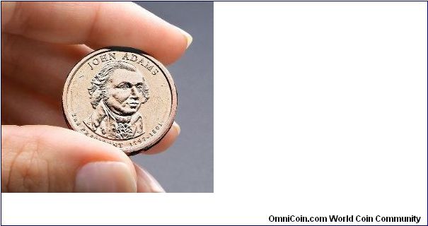 2nd presidential coin for john adams