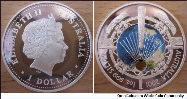 1 Dollar  - Millennium - 31.1 g Ag 999 - mintage 30,000