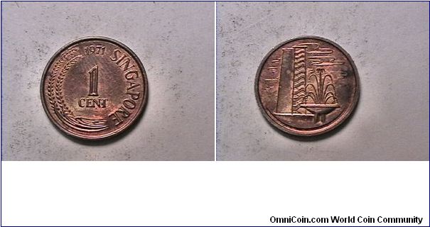 SINGAPORE
1 CENT
bronze